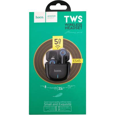 Беспроводные наушники HOCO ES45 Harmony sound TWS, bluetooth, в кейсе, черный