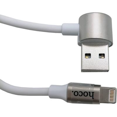 Кабель 2 в 1 USB - Lightning 8pin+micro USB, 1,2м, HOCO U18 Series Multi-functional, белый