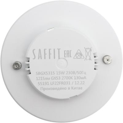 LED лампа GX53/15W/2700, SAFFIT /55191/
