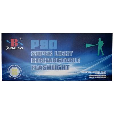Фонарь ручной Bailong BL-531-P90, 5 режимов, ZOOM, 1*26650/18650/3*LR03, кабель microUSB**