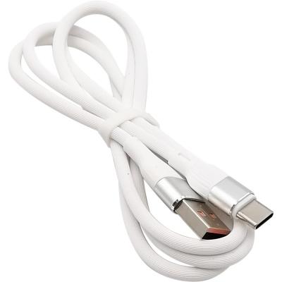 Кабель USB - Type C, 1,0м, SmartBuy S72, 3A, силикон, белый (iK-3112-S72w)