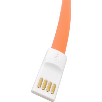 Кабель USB - iPhone 30pin, 0,2м, Smartbuy, магнитный, оранжевый (iK-402m orange)***