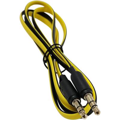 Jack 3,5mm - Jack 3,5mm 1,0м stereo HOCO UPA16 Series, плоский, желтый