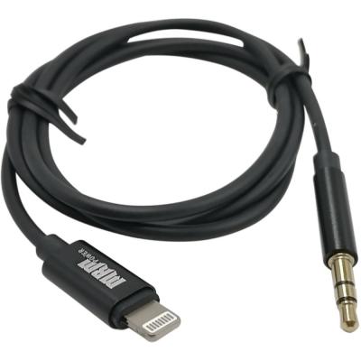 Jack 3,5mm - Lightning 1,0м, CQ003, черный