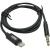 Jack 3,5mm - Lightning 1,0м, CQ003, черный