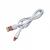 Кабель USB - Lightning 8pin, 1,0м, Ugetus G13, силикон, белый (без упаковки)