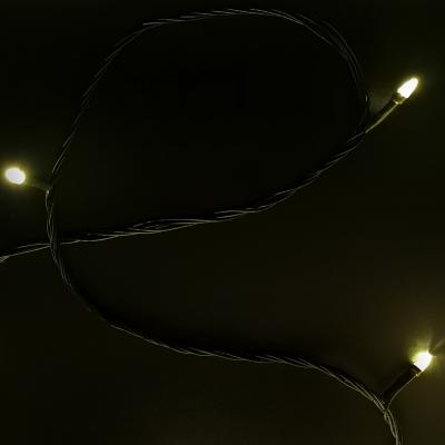 Гирлянда нитевая, 100м, 500LED, т.бел. пуля, Ч.П. LX-76