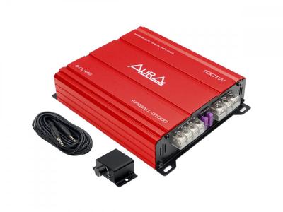 Автоусилитель AURA FIREBALL-D1000, 1кан/400Вт 4Ом/700Вт 2Ом/1Ом 1000Вт