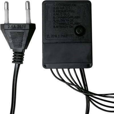 Гирлянда нитевая уличная, 10м, 70LED, 8mm RGB Ч.П. LX-265