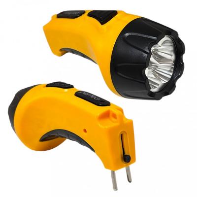 Фонарь ручной PERFEO Fervor 4, 4LED, аккумуляторный, желтый /31243
