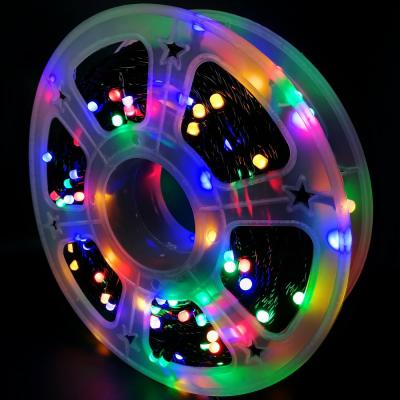Гирлянда катушка, 50м, 240LED, 8mm, RGB, Ч.П. 17330-4