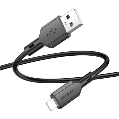 Кабель USB - Lightning 8pin, 1,0м, BOROFONE BX70, 2.4A, черный 