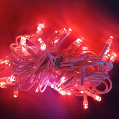 Гирлянда дождь, уличная, 3,0м/3,0м, 600LED, красн. бел., Б.П., LX-29