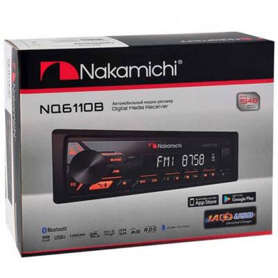 Автомагнитола Nakamichi NQ611OB 1DIN,Bluetooth, 4*50Вт