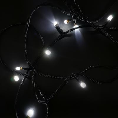 Гирлянда нитевая уличная, 50м, 240LED, 8мм бел. Ч.П. LX-282