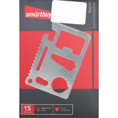 Нож-карта мультиинструмент SmartBuy (15 функций, размер 45*70) (SBT-PSK-2)
