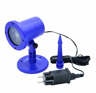 Световая установка Огонёк OG-LDS12 уличная (RGB 4.2Вт,IP44, 2 вида крепления) синий