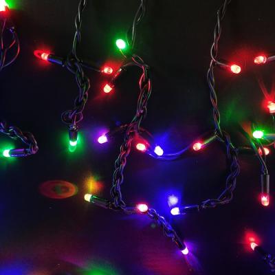 Гирлянда бахрома, уличная, 3,0м/0,3-0,5м, 80LED, RGB, Ч.П. LX-387/388