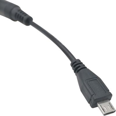 Переходник питания гн.5,5*2,1 х шт.microUSB, шнур, H14