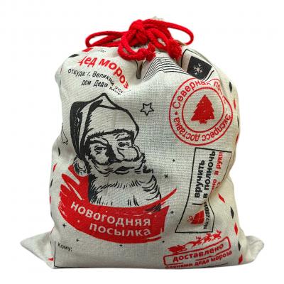 Мешок для подарков, Новогодняя посылка дед мороза, 350*450, Darlens DL-DRL06462