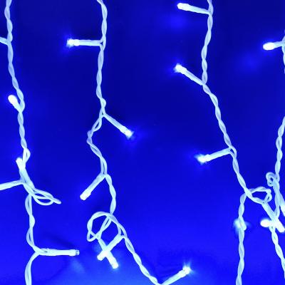 Гирлянда дождь, уличная, 3,0м/3,0м, 600LED, син. бел., Б.П., LX-30