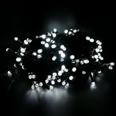 Гирлянда нитевая уличная,100м, 480LED, 8мм бел. Ч.П. LX-288
