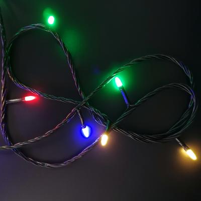 Гирлянда нитевая, 100м, 500LED, RGB, пуля, Ч.П. LX-72