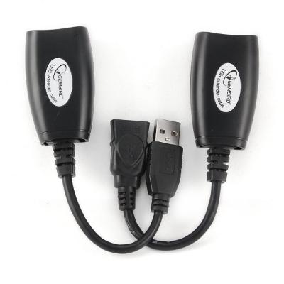 Удлинитель USB 2.0 по витой паре Cablexpert UAE-30M USB AM-AF/RG45Fx2