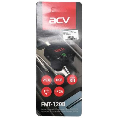 FM модулятор ACV FMT-120B (microSD, USB, 12V, Bluetooth)