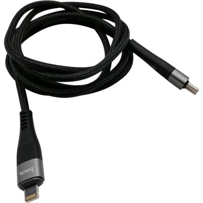 Кабель Type C - Lightning 8pin, 1,2м, HOCO U99 3.0А 20W PD, черный