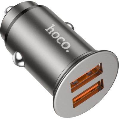 АЗУ HOCO NZ1m 2USB для micro USB 3.0A QC3.0, серый