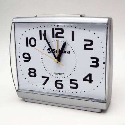 Часы-будильник SAKURA SA-8502W кварц, белый