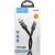 Кабель Type C - Lightning 8pin, 1,2м, HOCO U115 Transparent, 3.0A PD 20W, черный