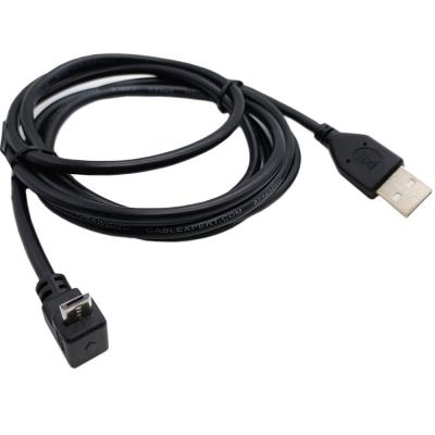 Кабель USB - micro USB, 1,8м, Pro Cablexpert CCP-mUSB2-AMBM90-6, экран, угловой