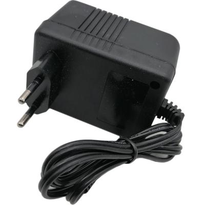 Блок питания трансформаторный 15,0V,  1A, не стаб., вилка на блоке