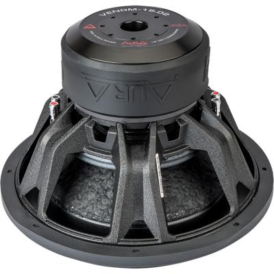 Автосабвуфер AURA VENOM-15.D2, 1501Вт/3001Вт, 2Ом+2Ом 