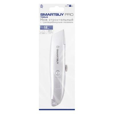 Нож строительный (трапец. лезвие, корпус алюмин.) PRO (SBT-PRO-KNT-18P1)