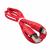 Кабель USB - Lightning 8pin, 1,0м, HOCO X59 Victory, нейлон, красный