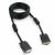 Шнур VGA(M)-VGA(M) 20м Premium Cablexpert CC-PPVGA-20M-B, тройной экран, черный