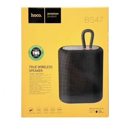 Активная колонка HOCO BS47 (FM/USB/microSD/BT), черный