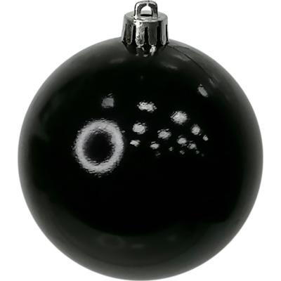 Игрушка ёлочная набор, 8см; уп.6шт; House of Seasons, черный /87058/