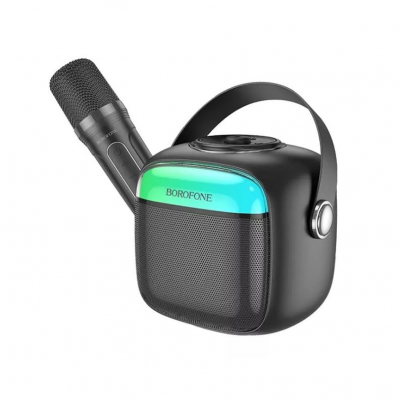 Активная колонка BOROFONE BP15 (FM/AUX/USB/microSD/BT) с микрофоном, черный***