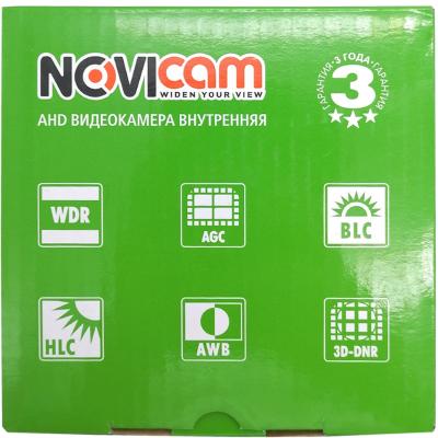 Видеокамера AC11 NOVIcam внутренняя купольная AHD, 1/4" 1.0 Mpix CMOS, 3.6 мм  (АКЦИЯ!!!)
