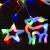 Гирлянда бахрома, 3м 10шт мат Олень, RGB, LX-478