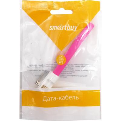 Кабель USB - iPhone 30pin, 0,2м, Smartbuy, магнитный, розовый (iK-402m pink)***