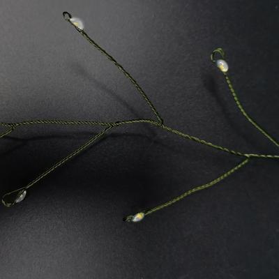 Гирлянда провол. 10м, 400LED, т.бел. капли микро, 8 функций, Luca Snake Light /87446/
