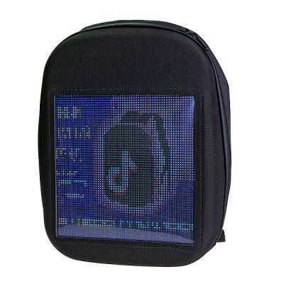 Рюкзак с LED экраном RK-3, черный