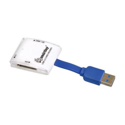 Картридер USB 3.0 Smartbuy (SBR-700-W) белый 