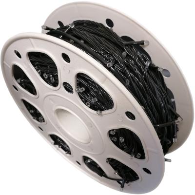 Гирлянда катушка, 100м, 480LED, 5mm, граненый, бел. LX-126
