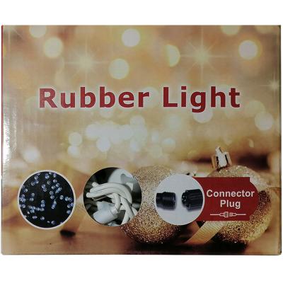 Гирлянда бахрома, уличная, 4,0м/0,3-0,5м, 80LED, т.бел., Б.П., LX-33